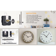 4 Set 28mm Long Shaft Quartz Clock Movement Mechanism Clock Kit Clock Mechanism Replacement DIY Motor Clock Accessories