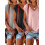 Confezione da 3 canotte da donna con maniche corte e scollo a V, magliette basic casual e comode per la primavera e l'estate. 1