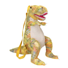 Pluche draak, verzwaarde knuffeldinosaurus voor kinderen en volwassenen, cadeau of decoratie, gesimuleerde dinosaurus, pluche speelgoedtas,