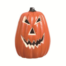 Citrouille lumineuse orange en plastique moulé par soufflage Pyaiiner pour décorations de fête intérieures et extérieures