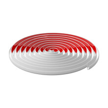 (Silicone White) Car Roof J-Shaped Drip Edge Rail for Drainage