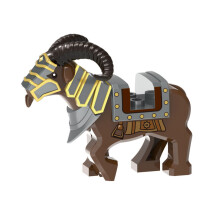 Building Blocks Horned Sheep Mount Wargaming Toy Mini Brick for Boys & Girls