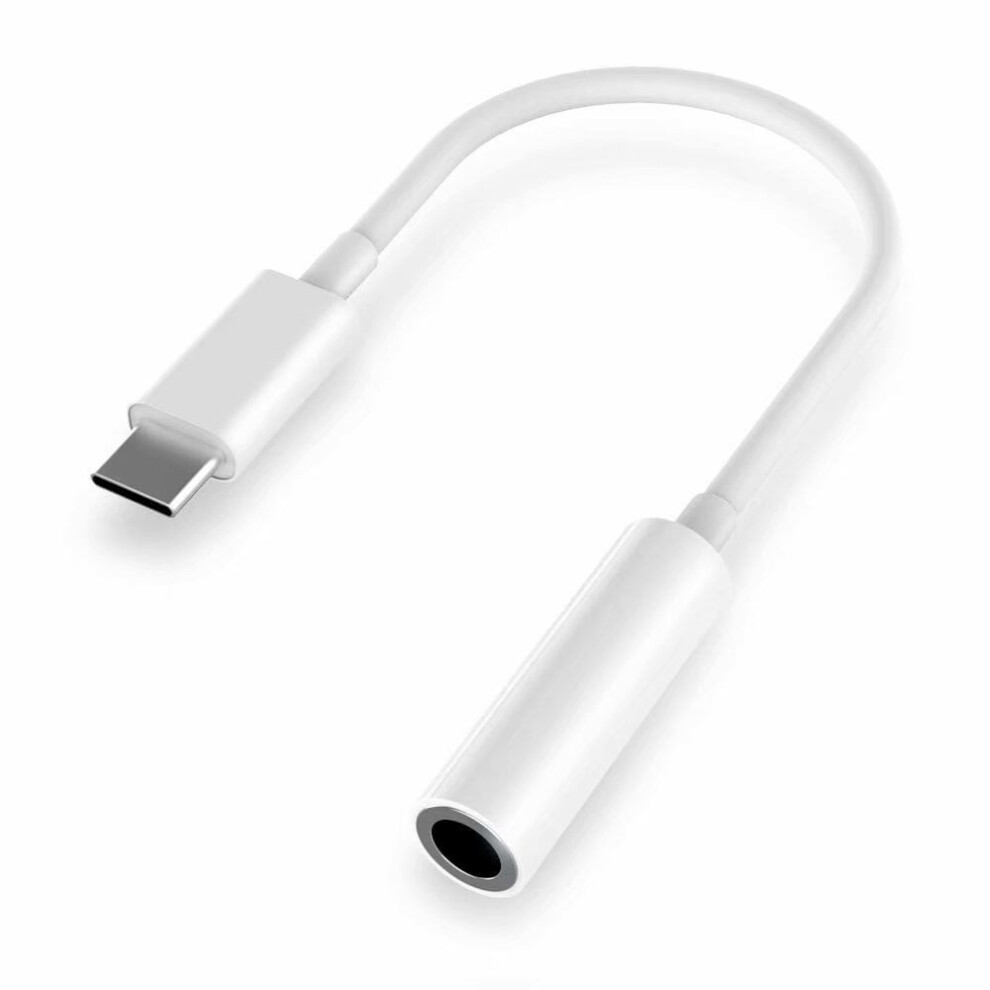 Usb-C To 3.5Mm Adapter Compatible With Pixel 3/2/3Xl/2Xl, Ipad Pro 2018, Oneplus 6T, Huawei & More Type-C Devices Â White 9028731240343