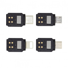 CY4-delars/set Typ-C Micro8P-adapter för Osmo Pocket1 2-kontaktsgränssnitt Handhållen Gimbalkameratillbehör