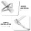 Hitch Locking Pin Iron Securing Set 4 pcs 3