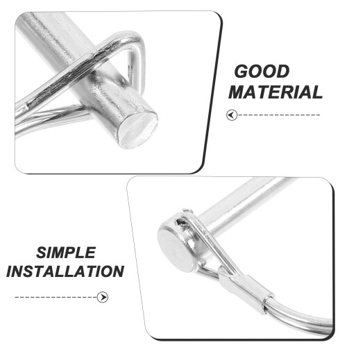 Hitch Locking Pin Iron Securing Set 4 pcs 2