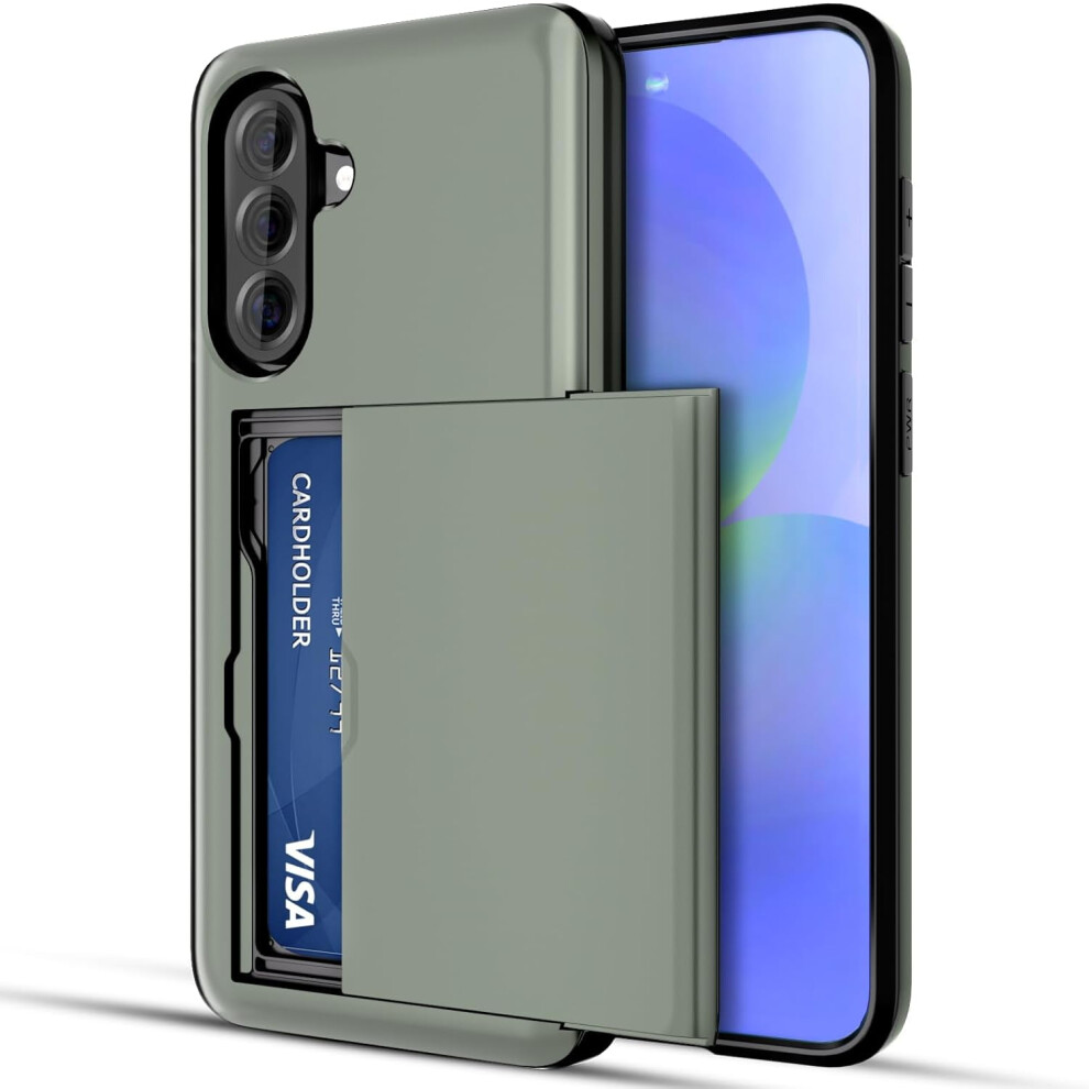 Wallet Case For Samsung Galaxy A36 5G (6.7", 2025) Â Dual-Layer, 2-Card Holder, Minimalist Slide Pocket Â Compatible With Samsung Galaxy A36 5G 9028731240602