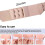 Women's Soft Bra Extender 8 pcs 2-hook elastic 3.9" x 1.3" 4
