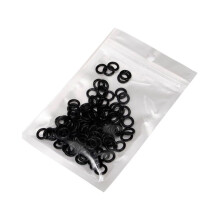 Ferramenta para montagem Wacky Worm para pesca de robalo com mosquetão e anéis de vedação. Ferramenta para anéis de vedação Senko de 6 mm para