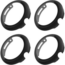 XiHAMA 4-pack skal och skärmskydd i härdat glas kompatibelt med Google Pixel Watch2/Pixel Watch