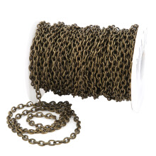 10-Meter Bronze-Eisenkette für DIY-Schmuckarmbänder & Accessoires