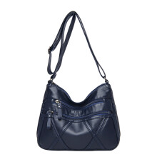Dengmore Daily Casual Crossbodytas van zacht leer, schoudertas voor dames met meerdere compartimenten, grote capaciteit, tas van zacht leer.