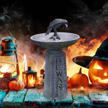 Augper Clearance Halloween Decoratieve Solar Lamp Schedel Kraai Tuin Buiten Waterdichte Verlichting Fant.lux Decoratie Landschap Pad