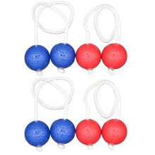 Ladder Toss Game Balls 2 Blue 2 Red 4 Pieces