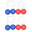 Ladder Toss Game Balls 2 Blue 2 Red 4 Pieces 1