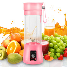 Blender électrique 380 ml, rose