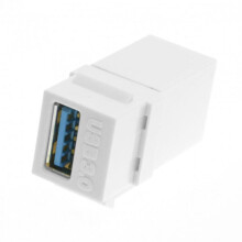 CY USB3.0A hona till A hona förlängningsadapter för Keystone-kontakt för väggpanel USB-kabel