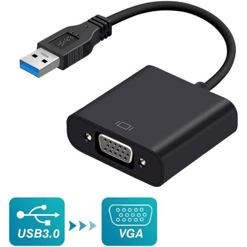 Προσαρμογέας USB σε VGA, Μετατροπέας πολλαπλών οθονών USB3.0/2.0 σε VGA, Υποστήριξη