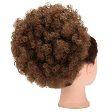 Cola de caballo afro con cordón ajustable – KiLELINTAy, moño corto sintético con clip, extensión de cabello tipo moño donut, 65 g