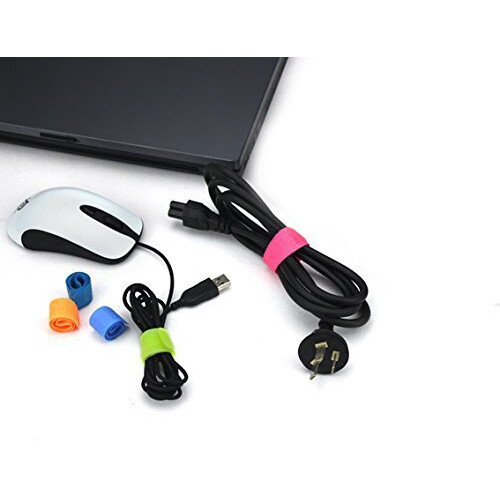 Reusable Cable Ties 7 Inch Black – Adjustable Wire Fastening Straps for Quick Cable Organization 2