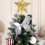Butterfly Christmas Ornament Silver White 3D Set 5