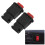 Warning Light Switch Button, Safer Riding Waterproof Easy Connection Hazard Light Switch Button For Motorbike Scooter 3