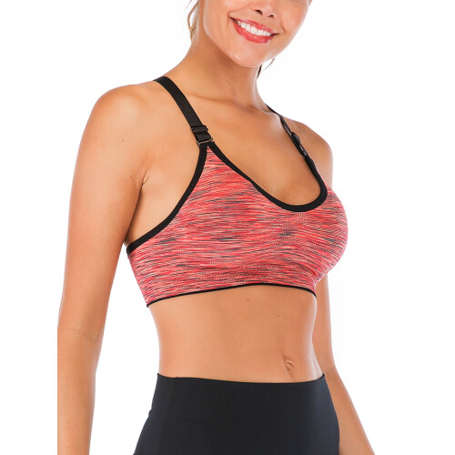 FANNYC Women1Pack Αθλητικό Σουτιέν με Ρυθμιζόμενο Λουράκι και Αφαιρούμενο Ενίσχυση, 1