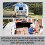 Trådløse trailerlys til bugsering, LED Flowss Guide Square Burger Light lastbilkantlys, magnetiske trailerlys, til 6