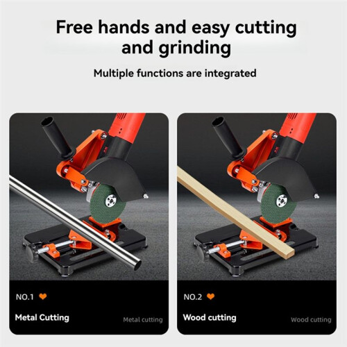 Angle Grinder Stand Angle Grinder Bracket Holder Support for 115-125 Angle Grinder DIY Cutting Stand Power Tools 1