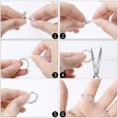 Clear Plastic Ring Size Adjuster Useful Comfortable Ring Guard Ring Resizer Invisible Ring Reducer Guards for Any Rings 2
