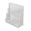 Sport Cards Display Shelf Acrylic 3-Tier White 3