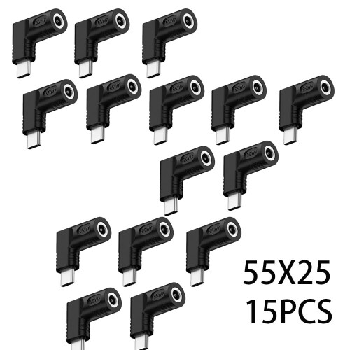 Laptopladerconverter naar USB Type-C PD-stroomkabeladapter (5/10/15 stuks) 2