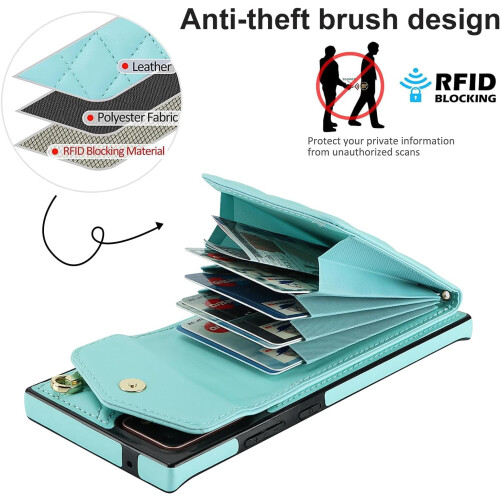 Galaxy Note 20 Ultra 5G Phone Case with Wallet, Screen Protector, Ring, RFID-Blocking Card Holder – Compatible with Note20+, Note20 Ultra 2