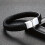 Vævet armbånd i kunstlæder til mænd, sort og rød 4