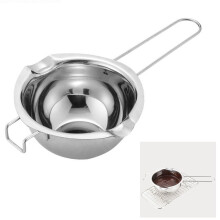 1 Set Double Boiler Pot Stainless Steel Chocolate Pot Chocolate Melting Pot