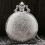 Colar com pingente vintage de relógio de bolso de quartzo 3