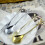 Mini Coffee Tea Branch Design Cup Spoon Fruit Fork Kitchen Gadget Tool Gift Golden Spoon 4