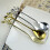 Mini Coffee Tea Branch Design Cup Spoon Fruit Fork Kitchen Gadget Tool Gift Golden Spoon 6