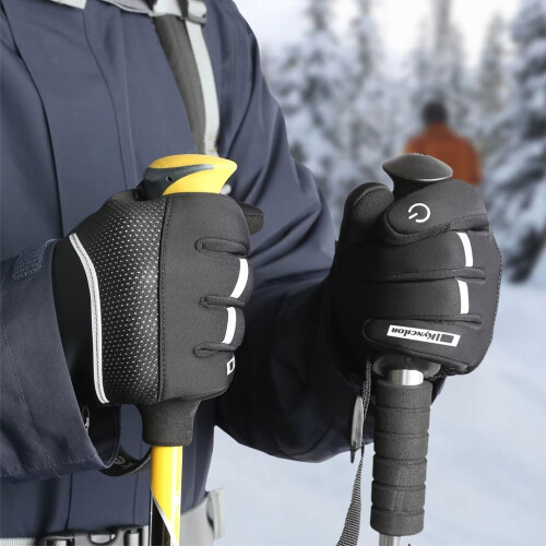 Vinterskidhandskar Halkfria Varma Andningsbara Snowboardhandskar 1
