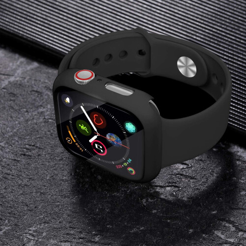 Συμβατή με θήκη XiHAMA για Apple Watch για SE/6/5/4 + Προστατευτικό οθόνης, λεπτό κάλυμμα 1