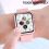 Συμβατό με Apple Watch44mm (SE/6/5/4), Λεπτή θήκη + προστατευτικό οθόνης, σκληρό εξώφυλλο 8
