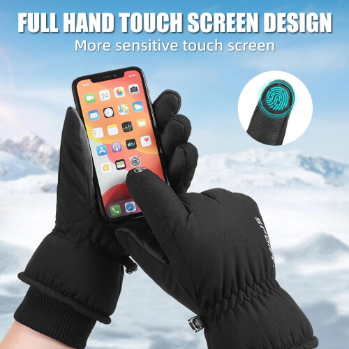 Winter Gloves Waterproof Thermal Touchscreen 1 Pair 2