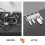 (Black) 4 Packs Cable Clips Cord Organizer Desktop Cable Organizer Desk Cable Clip For Home Office 5