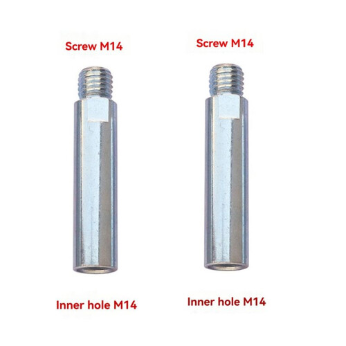 2 Piezas Varilla Extensión para Amoladora Angular 125 mm, Varilla Extensión para Amoladora Angular 80 mm, Varilla Conversión para Amoladora Angular 1