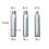 2 Piezas Varilla Extensión para Amoladora Angular 125 mm, Varilla Extensión para Amoladora Angular 80 mm, Varilla Conversión para Amoladora Angular 7