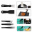3D Printer Tools Kit Essential,3D Printing Tools Kit,3D-Skrivartillbehör,Gradningsverktyg,Trådskärare,Borr,Skrapa 3