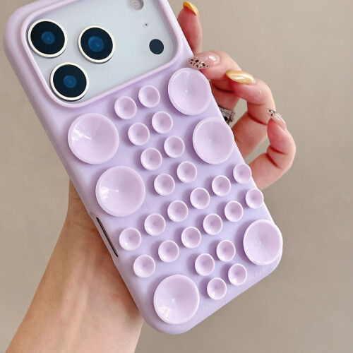 iPhone 17 Pro Max Case: Double-Sided Bubble Pop Silicone Cover with Enhanced Grip & Tactile Fidget Feature – Compatible with iPhone 17 Pro Max 2