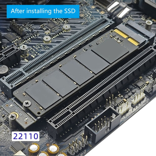 Προσαρμογείς καρτών SSD 12+16 ακίδων σε M.2Key M NVME Risers 22110 Μέγεθος για μετατροπείς SSD για 2
