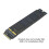 Προσαρμογείς καρτών SSD 12+16 ακίδων σε M.2Key M NVME Risers 22110 Μέγεθος για μετατροπείς SSD για 4
