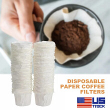 Natural Unbleached Coffee Filters for Reusable K-Cups and